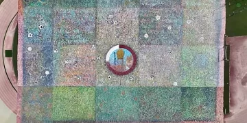 هنرمند ایرانی با بزرگترین تابلوی نقاشی تاریخ رکورد گینس را شکست