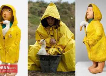 مجسمه‌های گره‌ای از انسان به بام رسیدند