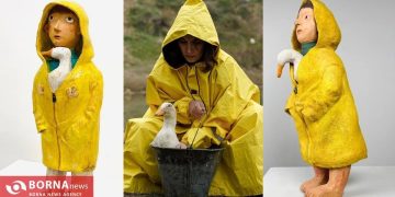 مجسمه‌های گره‌ای از انسان به بام رسیدند